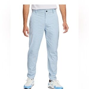 Nike Men’s Seersucker Golf Chino Pant Blue White 35x28 Standard Fit
